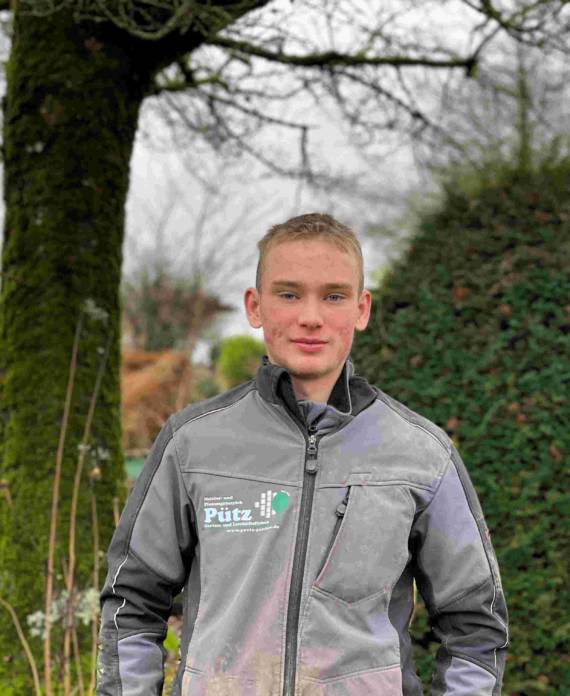 Lukas - ehemaliger Auszubildender von Galabau Pütz